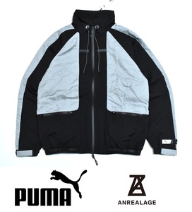 【送料無料】新品 PUMA × ANREALAGE ジャガード ウーブン ジャケット L 537077-01 プーマ アンリアレイジ