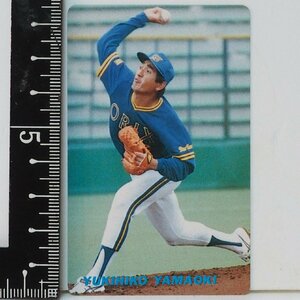 91年カルビープロ野球カード No.54【山沖 之彦 投手 オリックス ブルーウェーブ】平成3年 1991年 当時物 Calbeeおまけ食玩BASEBALL【中古】