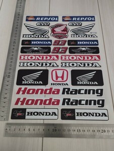 ホンダステッカー　防水　反射　HONDAステッカー　バイクステッカー　moto motoGP Motorcycle 車ステッカー　カーステッカー　HRC