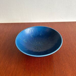 ロイヤルコペンハーゲン　Aluminia Nils Thorsson Blue glaze Bowl ビンテージ