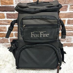 美品レアFOXFIRE カメラバックパック　リュック　カメラバッグ　フォックスファイヤー　ブラック黒　