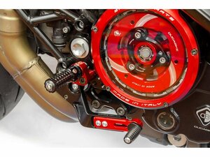 【国内在庫】DUCABIKE パイロットアジャスタブルバックステップ 赤 レッド DUCATI HYPERMOTARD 950 / SP ドゥカティ ハイパーモタード ★