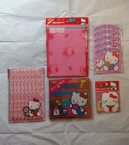 ハローキティ 割り箸 ポケットシート サンドイッチBOX バラン コースター HELLO KITTY サンリオ SANRIO 当時物