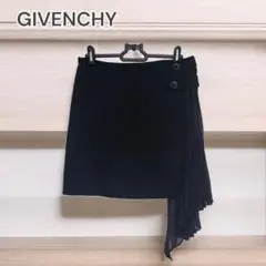 GIVENCHY スカート イタリア製 プリーツ装飾