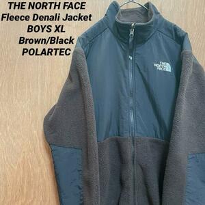 NORTH FACE ノースフェイス デナリ フリースBOYS XL ブラウン