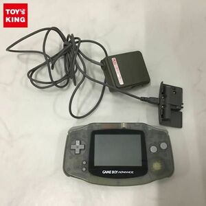 1円〜 箱無 ゲームボーイアドバンス GBA 本体 ミルキーブルー、ACアダプター