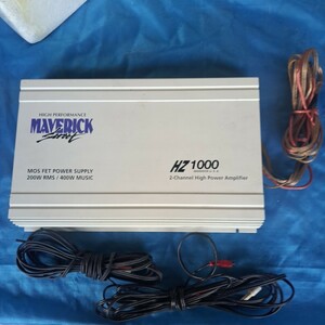 MAVERICK HZ 1000 　2チャンネル　パワーアンプ　アンプ　送料無料