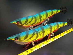 廃番 ヨーヅリ シュリンプハンター4.0号 #BCT USED 2個セット ② アオリイカエギングに LOT OF 2 DISCONTINUED YO-ZURI SHRIMP HUNTER