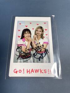 BBM2023 SHOKO＆NOA 直筆サイン入りチェキ Honeys’ チアリーダー 10枚限定 5/10 SoftbankHawks