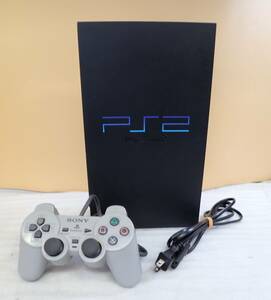 PlayStation2 本体 SCPH-50000 ブラック PS2 コントローラ付 動作確認済み#TN51100