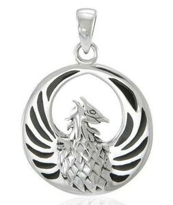 PS: Silver Phoenix Pendant Black Onyx