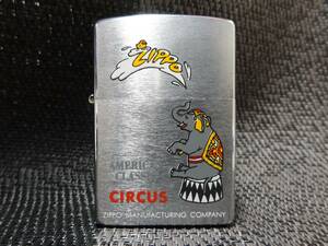 ◇◆AMERICAN CLASSIC CIRCUS アメリカンクラシック サーカス エレファント 象 ジッポーライター I ZIPPO XVI 2000年 9月製