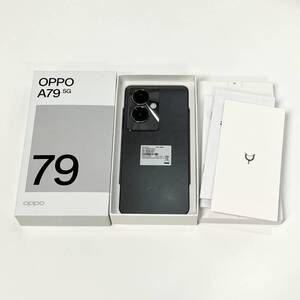 【中古超美品/訳あり】SIMフリー OPPO A79 A303OP ミステリーブラック ≪Ymobile版(SIMロック解除済み) 判定○≫