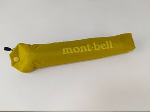 mont-bell モンベル トレッキングアンブレラ マスタード 軽量傘 折りたたみ