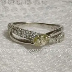 Pt950 華麗なダイヤモンドデザインリング計1.308ct 鑑別付