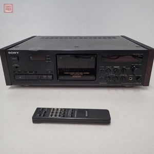 1円〜 SONY カセットデッキ TC-K333ESG ソニー リモコン付 ジャンク【40