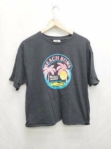 ◇ RodeoCrowns ロデオ クラウンズ 半袖 Tシャツ カットソー サイズF ブラック系 レディース P