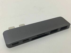 □ マックブック プロ MacBook Pro タイプ C USB ハブ 変換 アダプタ TypeC Apple □