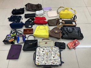 【BF4604a】【1円～】バッグおまとめ COACH PORTER VALENTINO TOMMY Longchamp ディズニー等 ショルダー ハンド キャリーケース