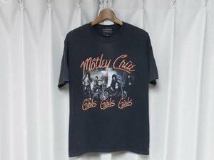 ◆希少◆Motley Crue モトリークルー バンド Tシャツ M ブラック 黒 USA アメリカ製 ヴィンテージ ROCK ロック Y2K 90s 00s 古着 送料無料