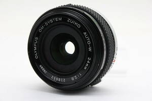 【返品保証】 オリンパス Olympus OM-SYSTEM ZUIKO AUTO-W 24mm F2.8 レンズ v5467