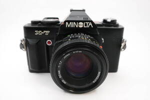 ★訳あり特価★ ミノルタ MINOLTA X-7 一眼レフ フィルムカメラ MD ROKKOR 50MM F1.7 単焦点レンズ #329