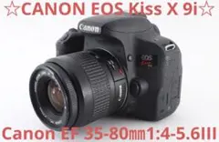 Wi-Fi/動画/保証/Canon EOS Kiss X9i 標準レンズセット