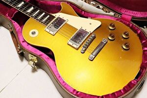 Gibson Custom Shop 2015 True Historic 1957 Les Paul Standard Gold Top Tom Murphy Aged