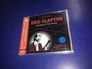 新品CD/2枚組/VIVID●Eric Clapton エリック・クラプトン / So Long At The Forum 1994