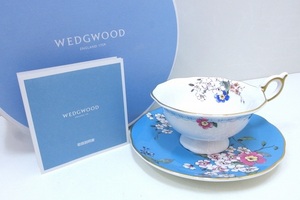 新品同様！ウェッジウッド WEDGWOOD ワンダーラスト アップルブロッサム ティーカップ＆ソーサー kz4812214140