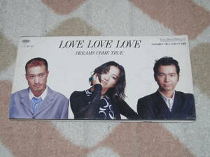 CD　LOVE LOVE LOVE　DREAMS COME TRUE　中古