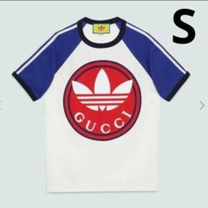 GUCCI × adidas Cotton Jersey T-Shirt Sサイズ