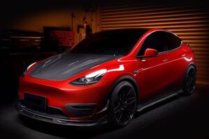 ★テスラ モデルY iMP パフォーマンス カーボンエアロセット/リアウイング/ディフューザ/ボンネット/TESLA/MODELY/バンパー/サイドステップ