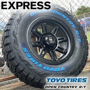 新品 シボレー エクスプレス EXPRESS 17インチタイヤホイール TOYO OPENCOUNTRY RT 265/65R17 265/70R17 285/70R17 ホワイトレター