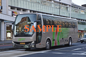 D-21【バス写真】L版５枚　弘南バス　エアロクイーン　ノクターン号