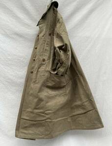 民間品 戦中 戦後 ダブルブレスト 金属釦 Aライン コート 外套 日本の古い服 JAPAN VINTAGE ジャパンヴィンテージ WW2 40s50s
