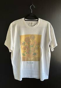 古着 90s ゴッホ ひまわり VINTAGE 名画 絵画 アート Tシャツ XL Canada製