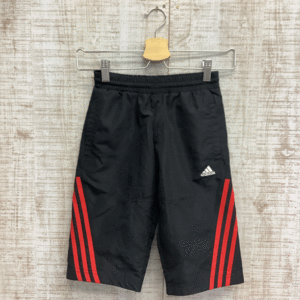 A527◇Adidas | アディダス　美品　ナイロンパンツ　ブラック　130㎝