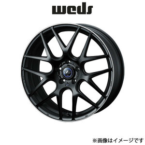 ウェッズ レオニス ナヴィア06 アルミホイール 1本 アコード CL7/CL8/CL9 17インチ マットブラック 0037619 WEDS LEONIS NAVIA 06