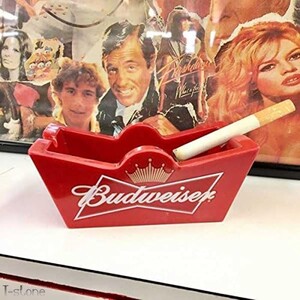 アメリカン雑貨 アッシュトレイ 『Budweiser』 お洒落 インテリア 灰皿 オブジェ 小物入れ 置物 男の隠れ家 レトロ デザイン 雰囲気作り