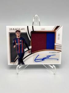 【99枚限定】2022-23 Panini Immaculate ガビ Gavi ジャージー 直筆サインカード FC Barcelona Auto