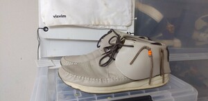 送料無料 入手困難 国内 正規 美品 元箱 付属 ビズビム エフビーティ ベージュ 27cm US9 VISVIM FBT