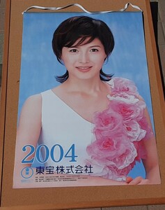 東宝★カレンダー★2004年度版 沢口靖子酒井美紀常盤貴子田中美里水野真紀釈由美子大塚ちひろ長澤まさみ野波麻帆生田智子斉藤由貴一路真輝