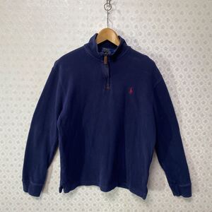 ポロラルフローレン メンズ 長袖ハーフジップ/スウェットニット ネイビー/M Polo Ralph RALPH