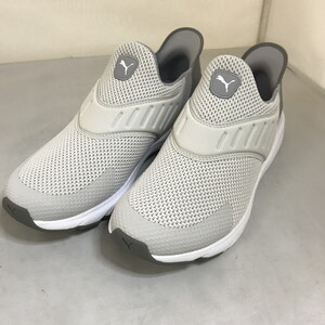 未使用 PUMA スニーカー 309902-02 SOFTRIDE フレックス EASE IN ワイド グラシアル グレー キャスト アイロン グレイ [jgg]