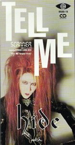 ◆8cmCDS◆hide/TELL ME/SCANNER Featuring RYUICHI(LUNA SEA)