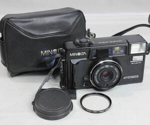 011029 【動作OK ミノルタ】 MINOLTA HI-MATIC AF2-M 38mm F2.8 単焦点コンパクトカメラ