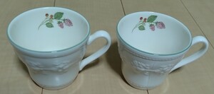 【未使用】WEDGWOOD マグカップ　2点セット