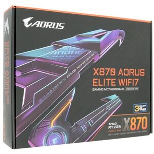 GIGABYTE ATXマザーボード X870 AORUS ELITE WIFI7 SocketAM5 未使用 [管理:1000029800]