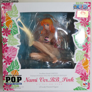 【中古】[FIG] Portrait.Of.Pirates P.O.P LIMITED EDITION ナミVer.BB_PINK ONE PIECE(ワンピース) 1/8 完成品 フィギュア ワンフェス2016